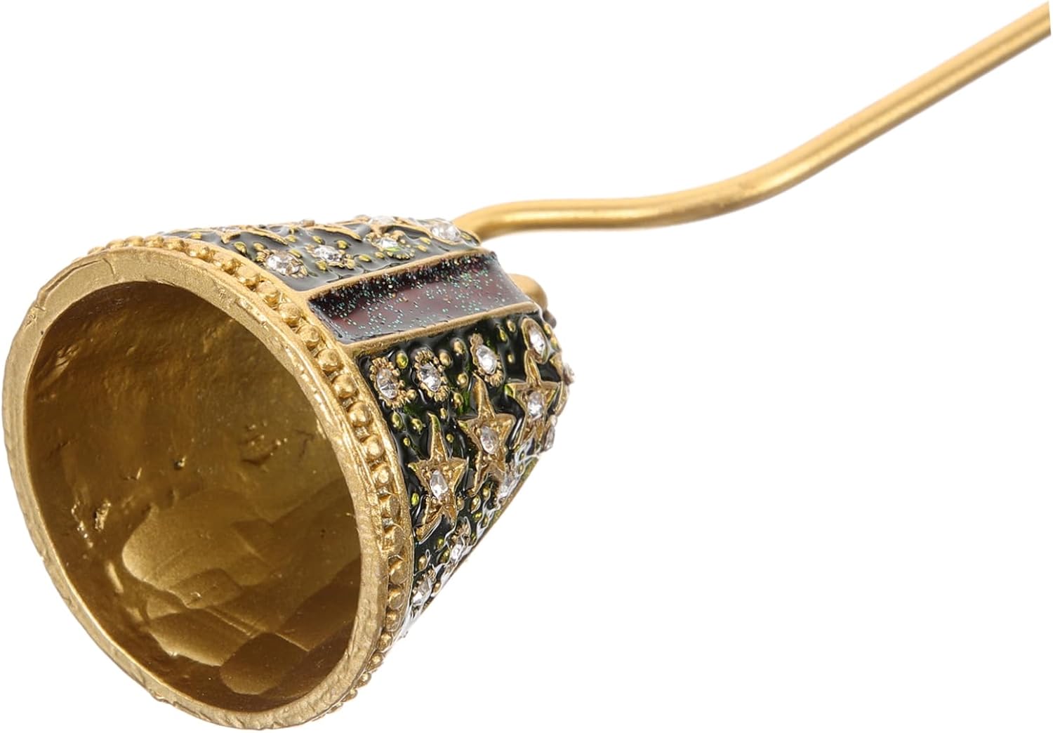 Ciieeo Candle Snuffer with Rhinestone Star Design
