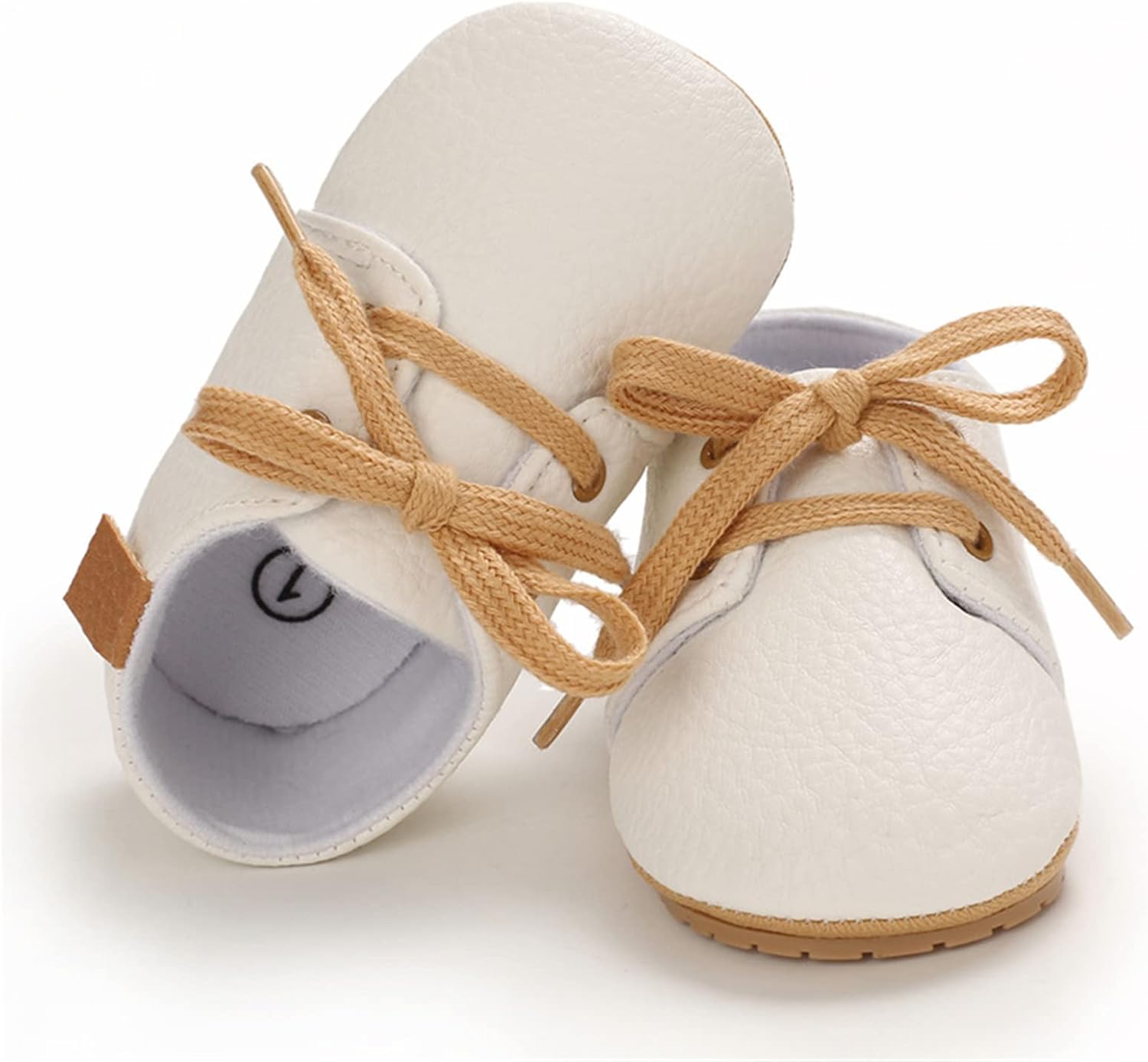 WILLFUN Baby PU Leather Shoes with Soft Rubber Sole