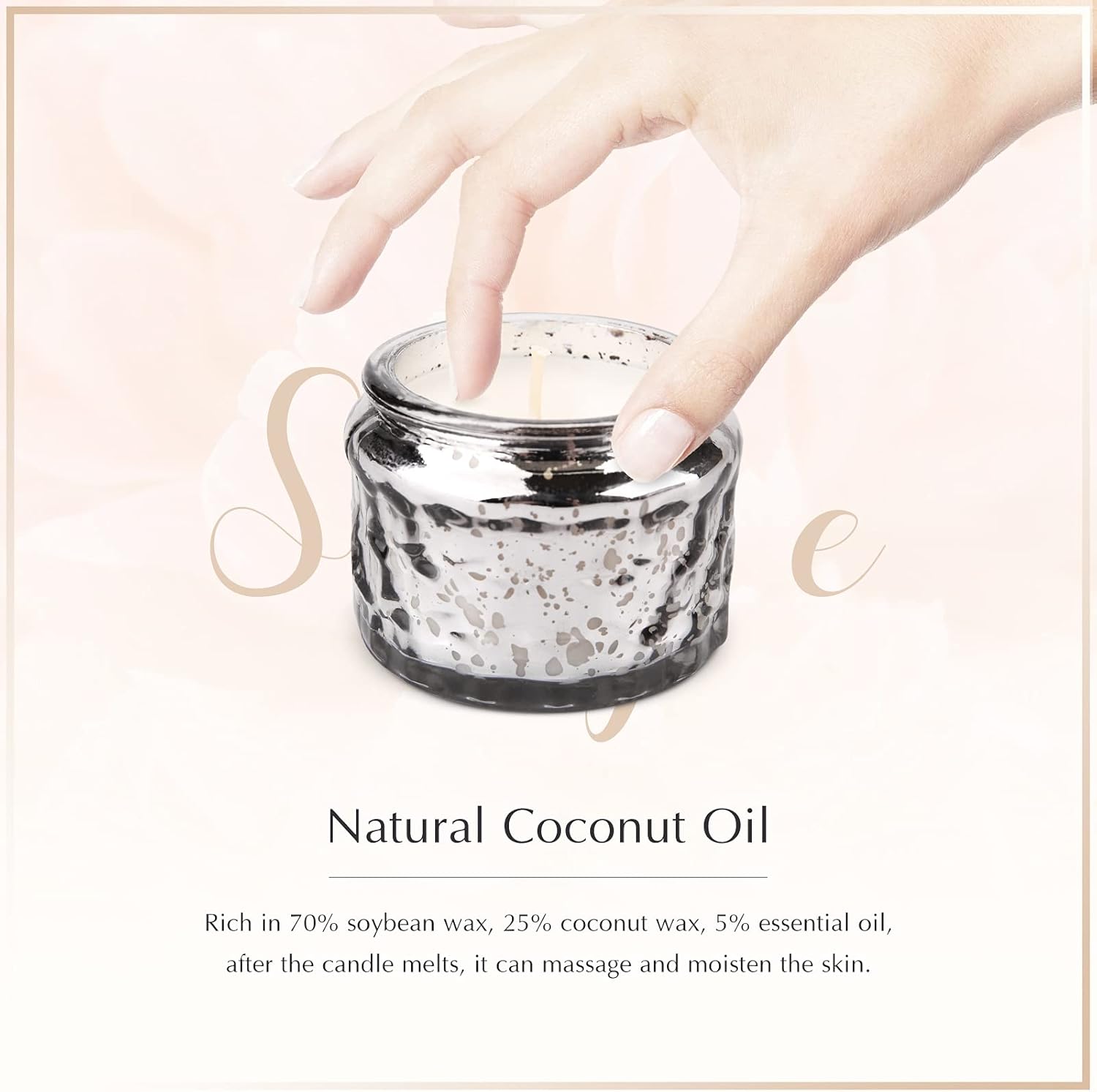 EIysee Romantic Candles - Sage Sea Salt Scented Jar Candles