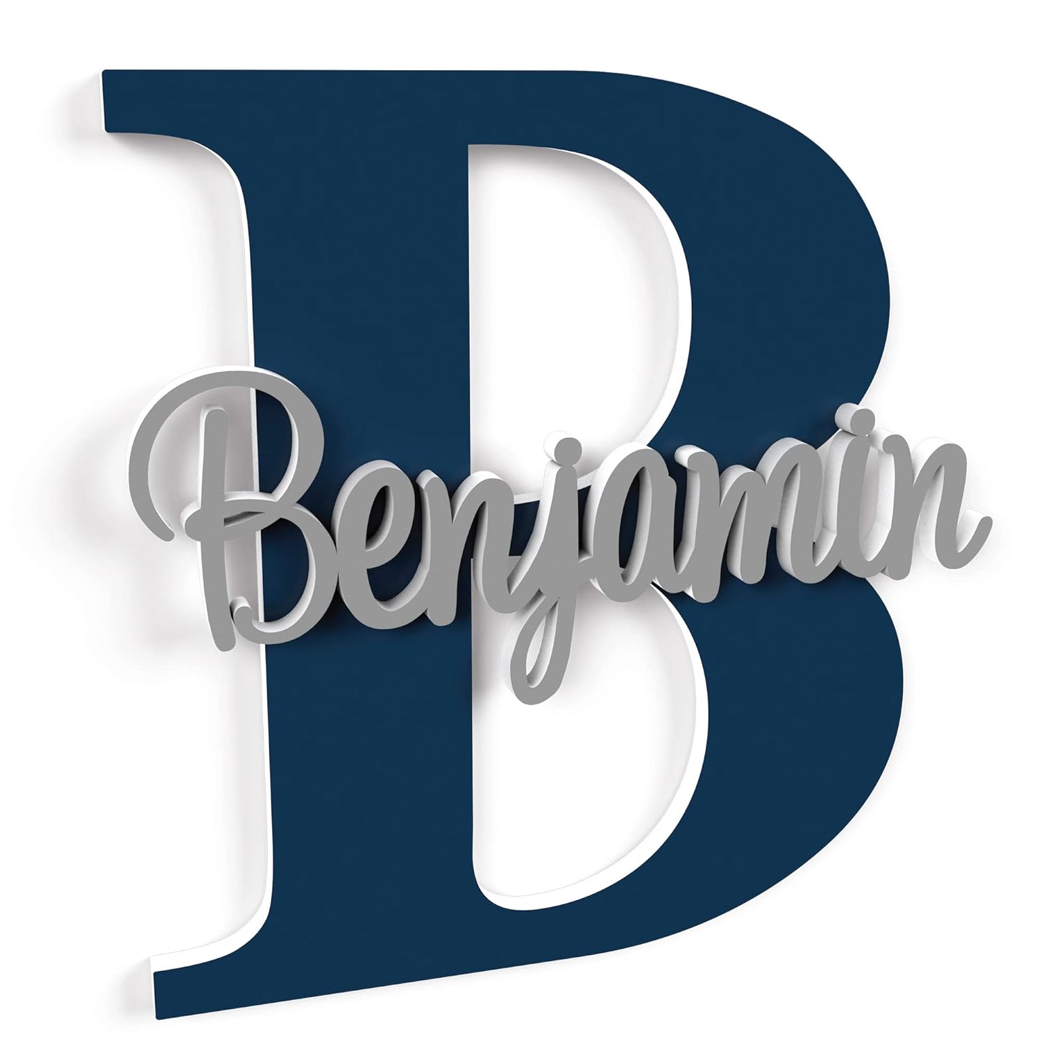 Personalized Baby Name Sign with Satin Finish
