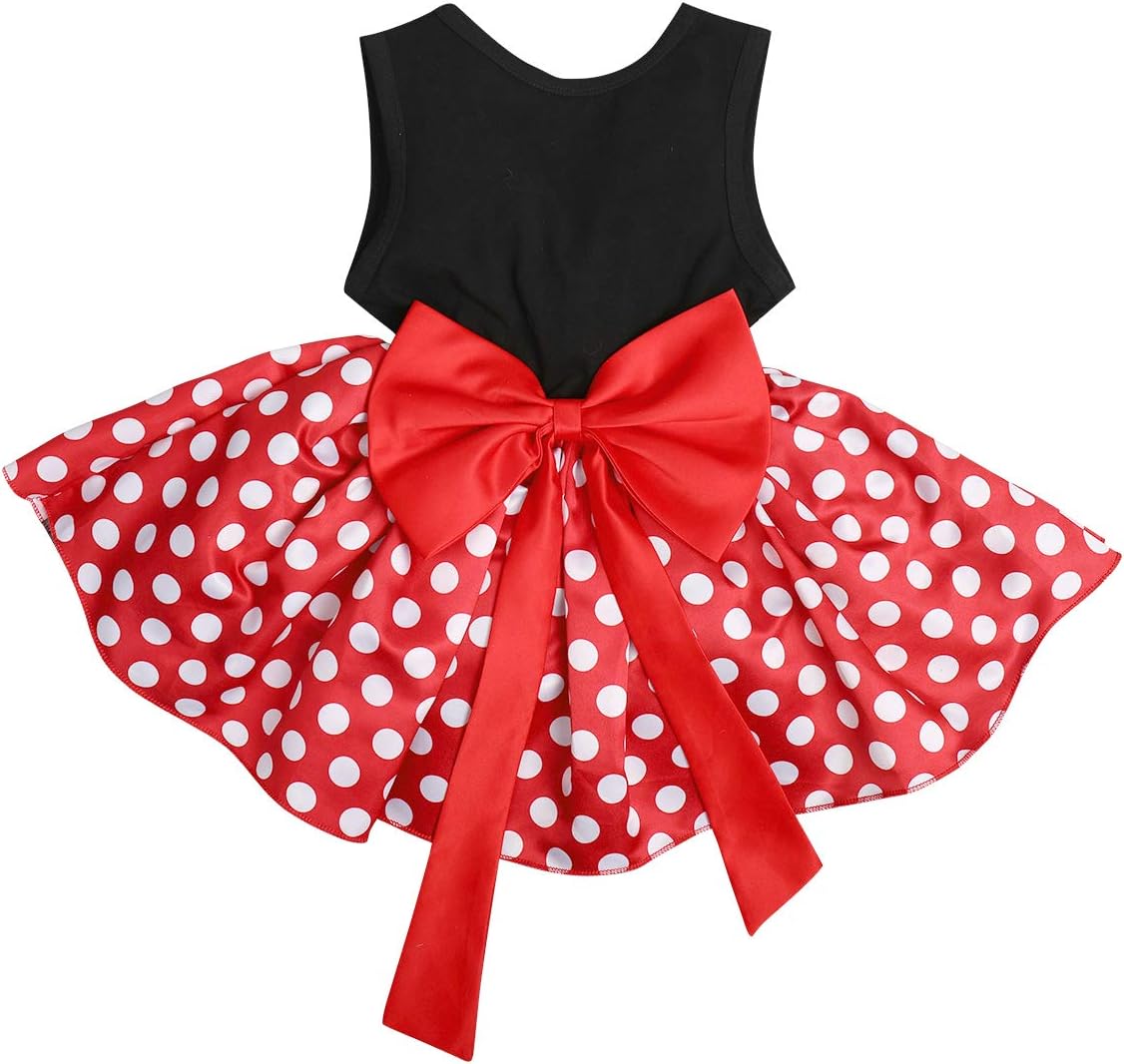 IBTOM CASTLE Baby Girl Polka Dots Princess Costume