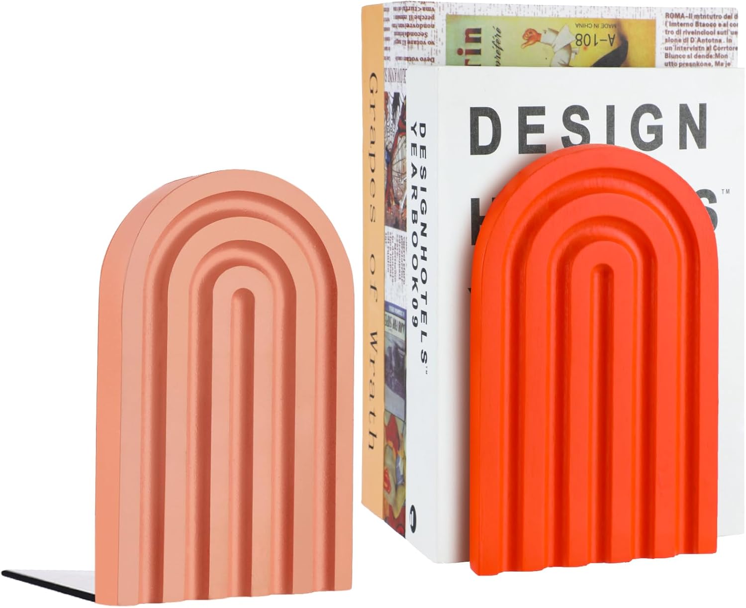 Harloon Rainbow Boho Bookends 5x4x3 Inch