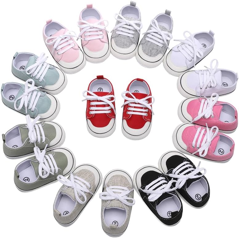 Sekantrol Soft Sole Canvas Baby Sneakers