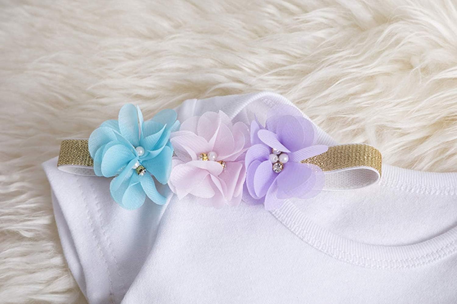 NEWEPIE Rainbow Unicorn Baby Birthday Costume 3pcs Set