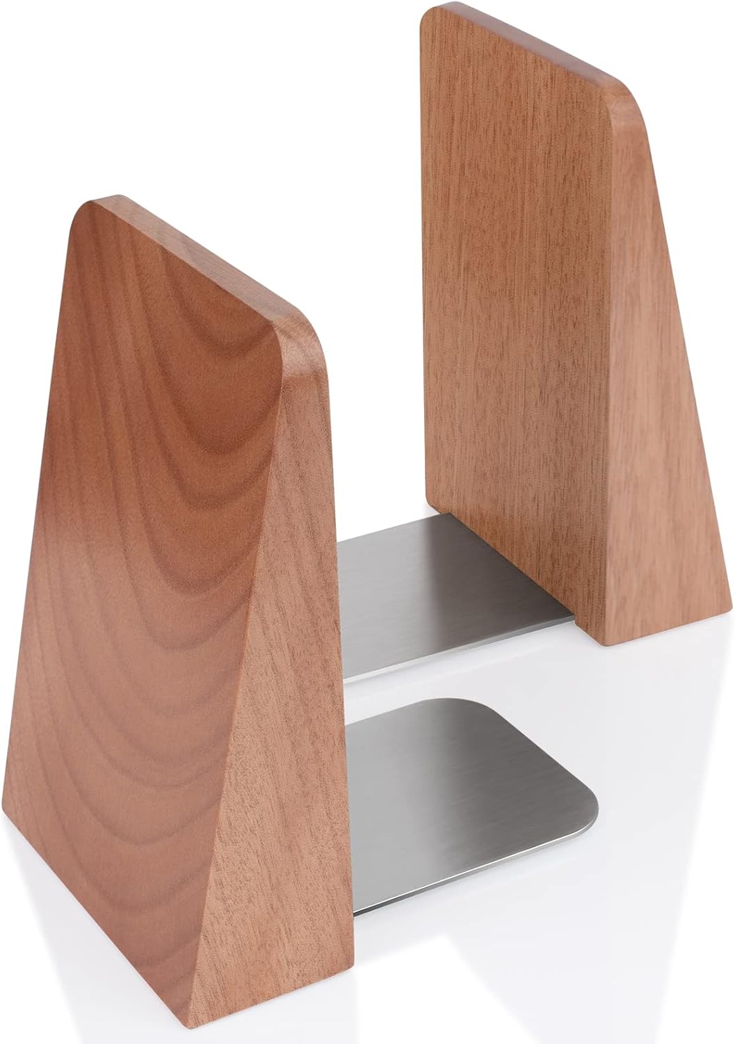 DRELIFAM Heavy Duty Wooden Bookends for Shelves