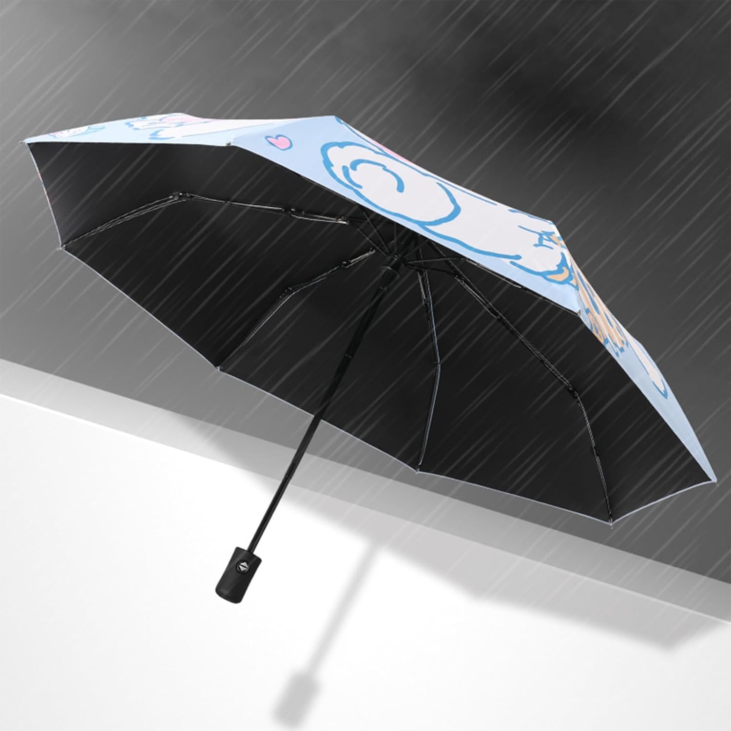 Rondlaho Cartoon Cinna Dog Folding Umbrella 1