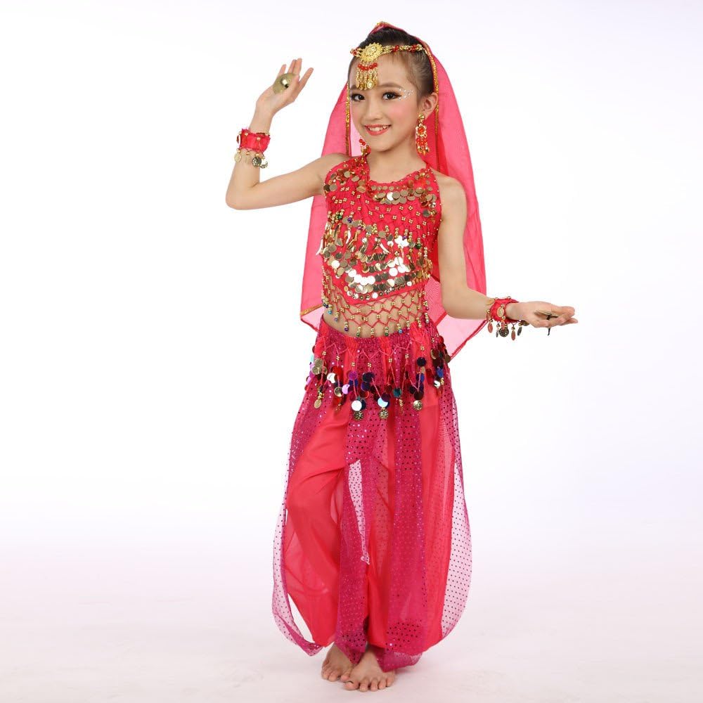 Handmade Kids Belly Dance Costumes 3t Set for Boys and Girls