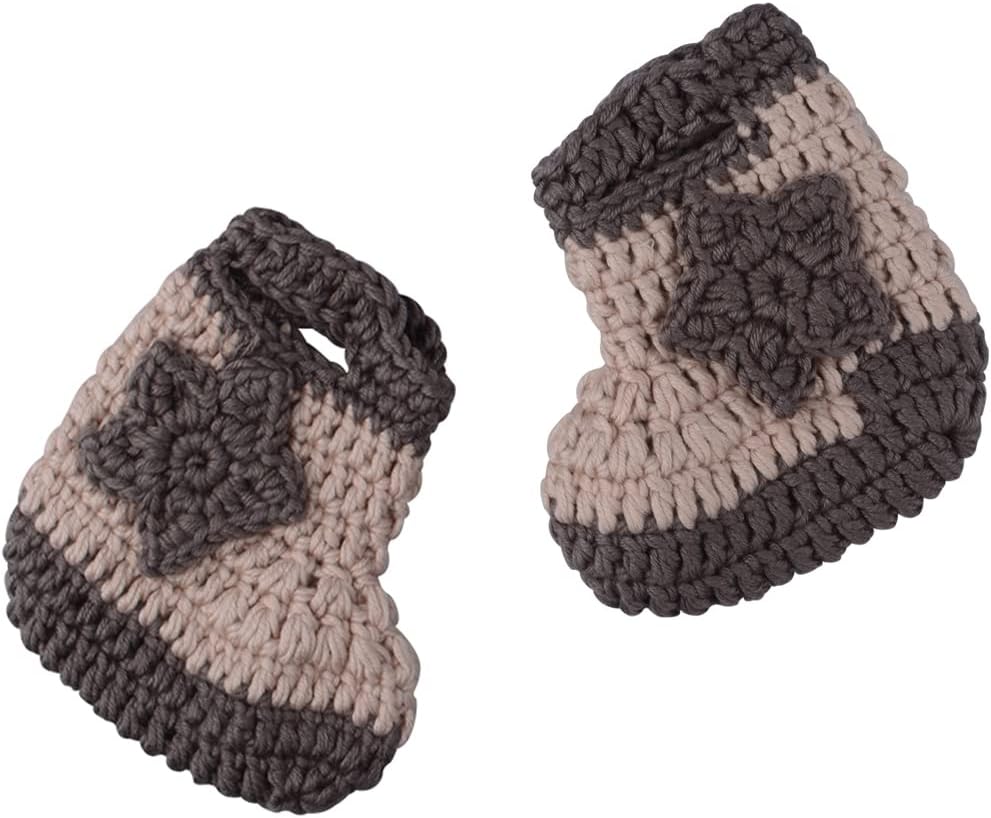 ISOCUTE Newborn Baby Cowboy Hat Boots Set
