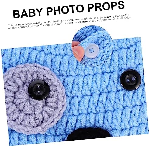 PACKOVE Infant Knitted Costume Set for Newborn and Puppy Modeling 1