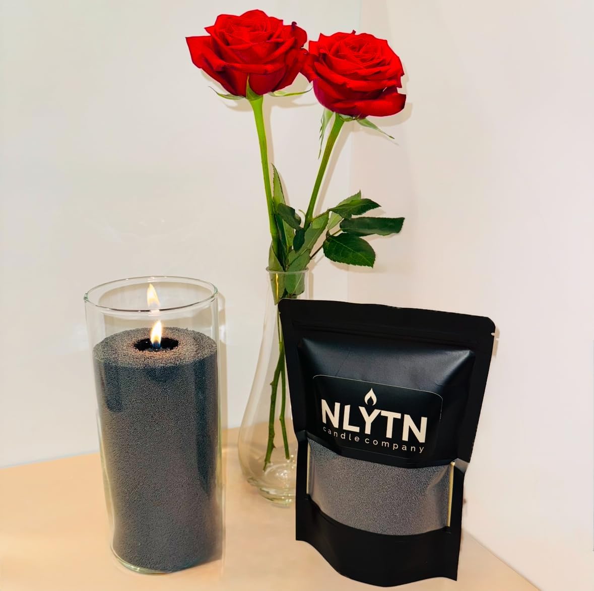 Pearled Candle 16 Oz - Eco-Friendly Smoke-Free Jar Candle 1