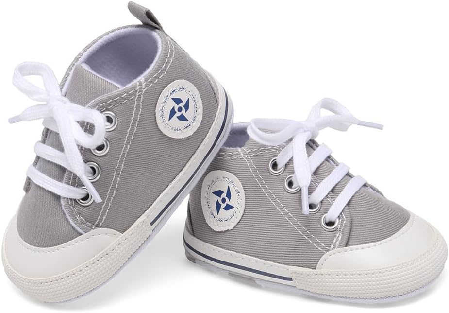 UARO Baby Star High Top Sneaker for Newborn to 18 Months