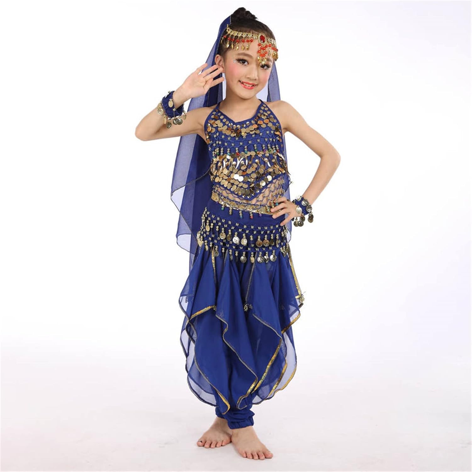 MVNB Baby Set 6pc Handmade Belly Dance Costumes for Girls 1