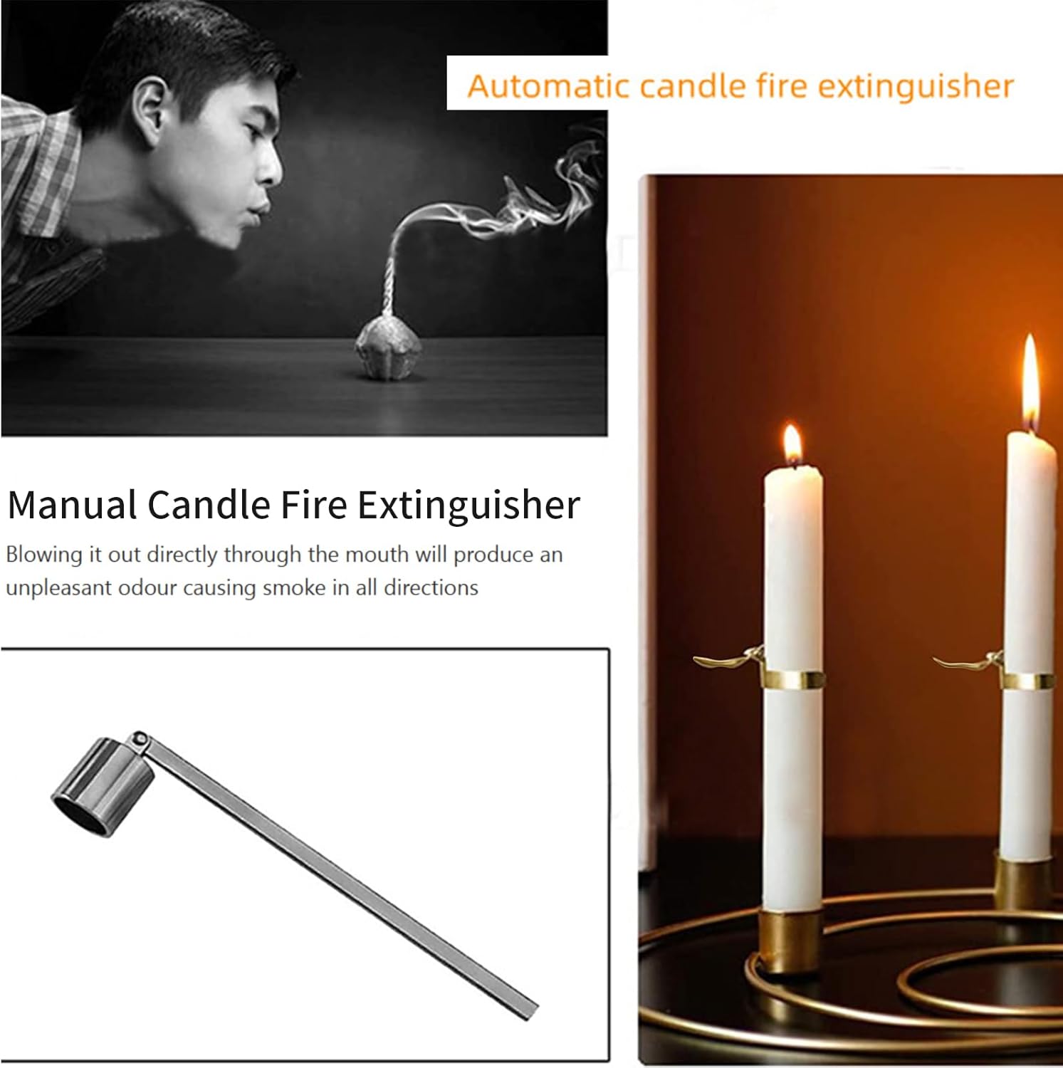 Automatic Candle Extinguisher 6 Pcs Set