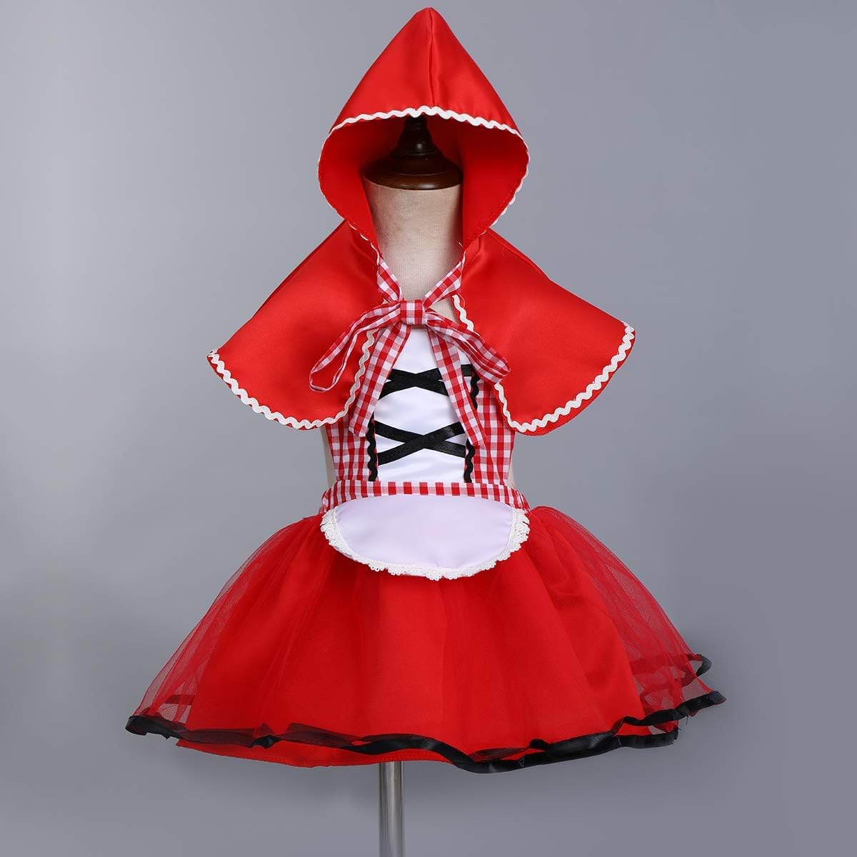 OBEEII Little Red Riding Hood Halloween Costume for Baby Girls 1