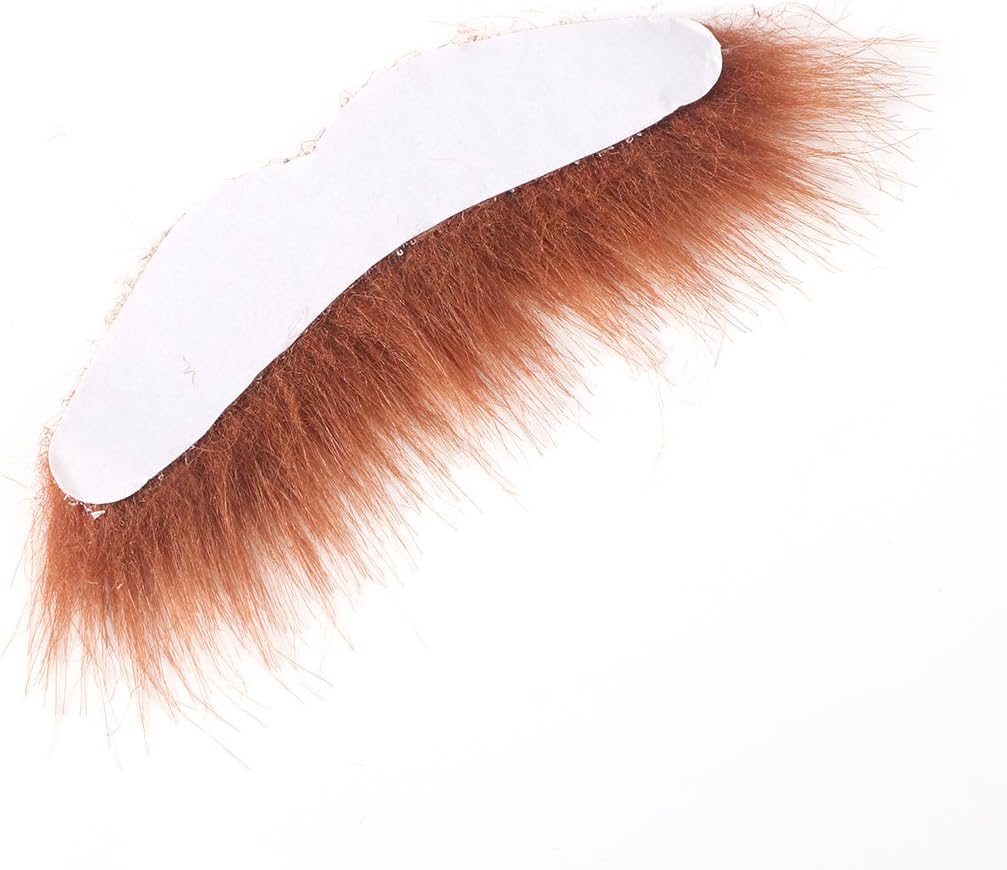 KODORIA Black Fake Mustache Beard Goatee Kit