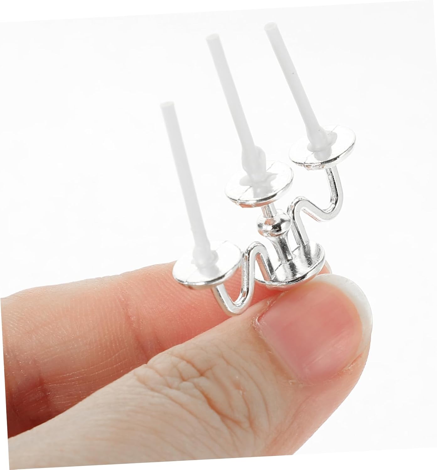Mini European Candlestick Holder for Doll House