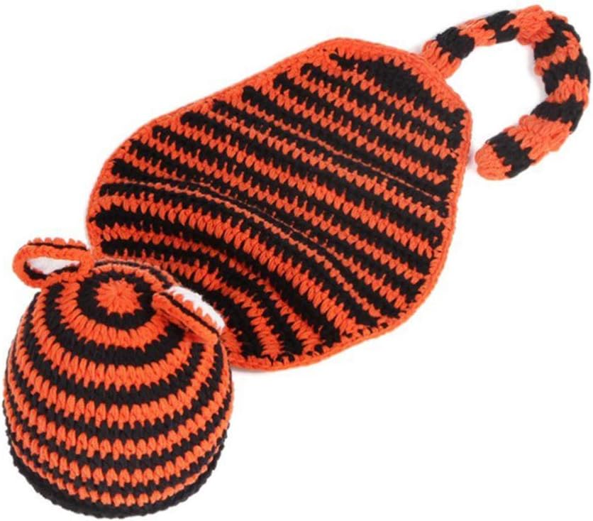 Tiger Costume Beanie Hat for Newborn Baby Photography