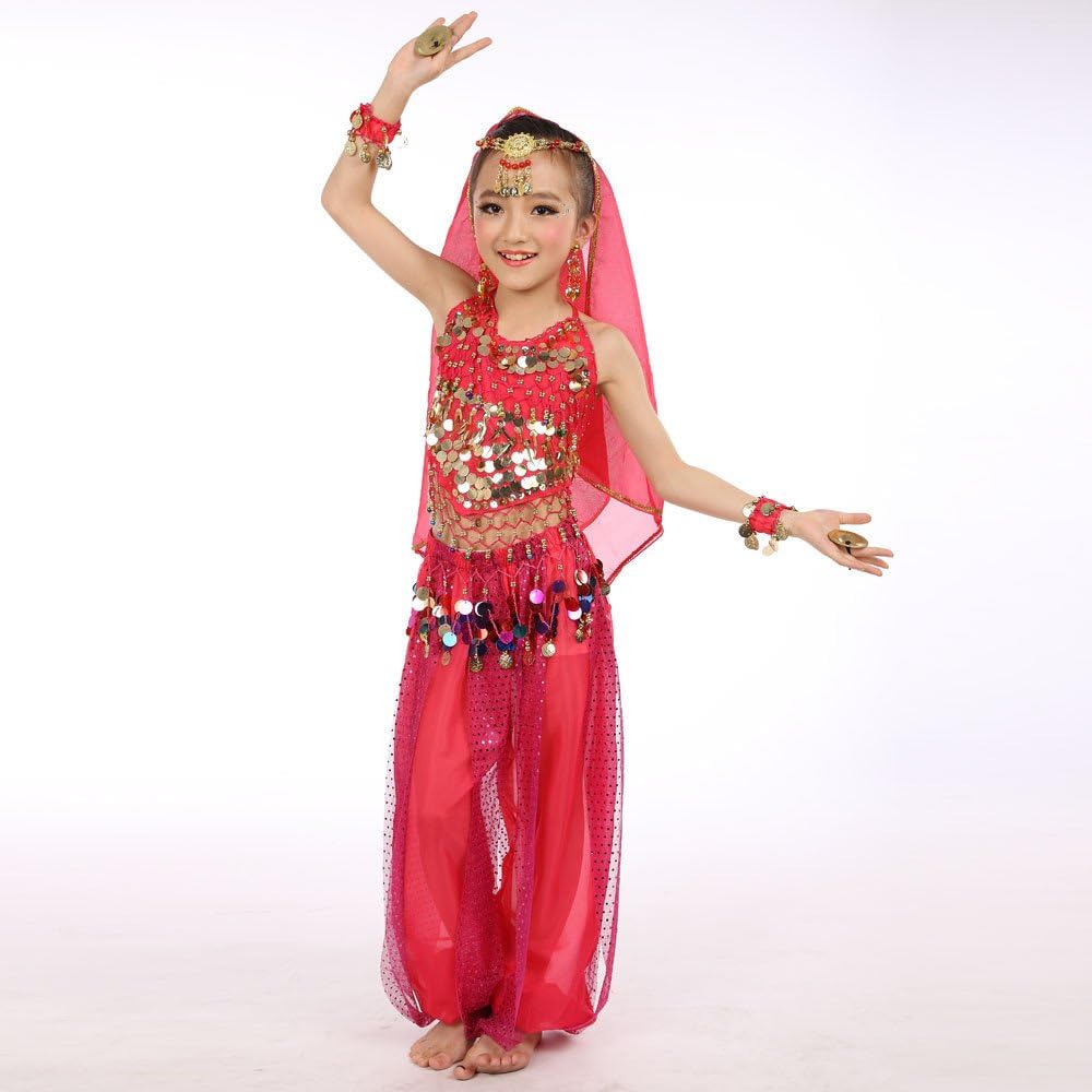 Handmade Kids Belly Dance Costumes 3t Set for Boys and Girls
