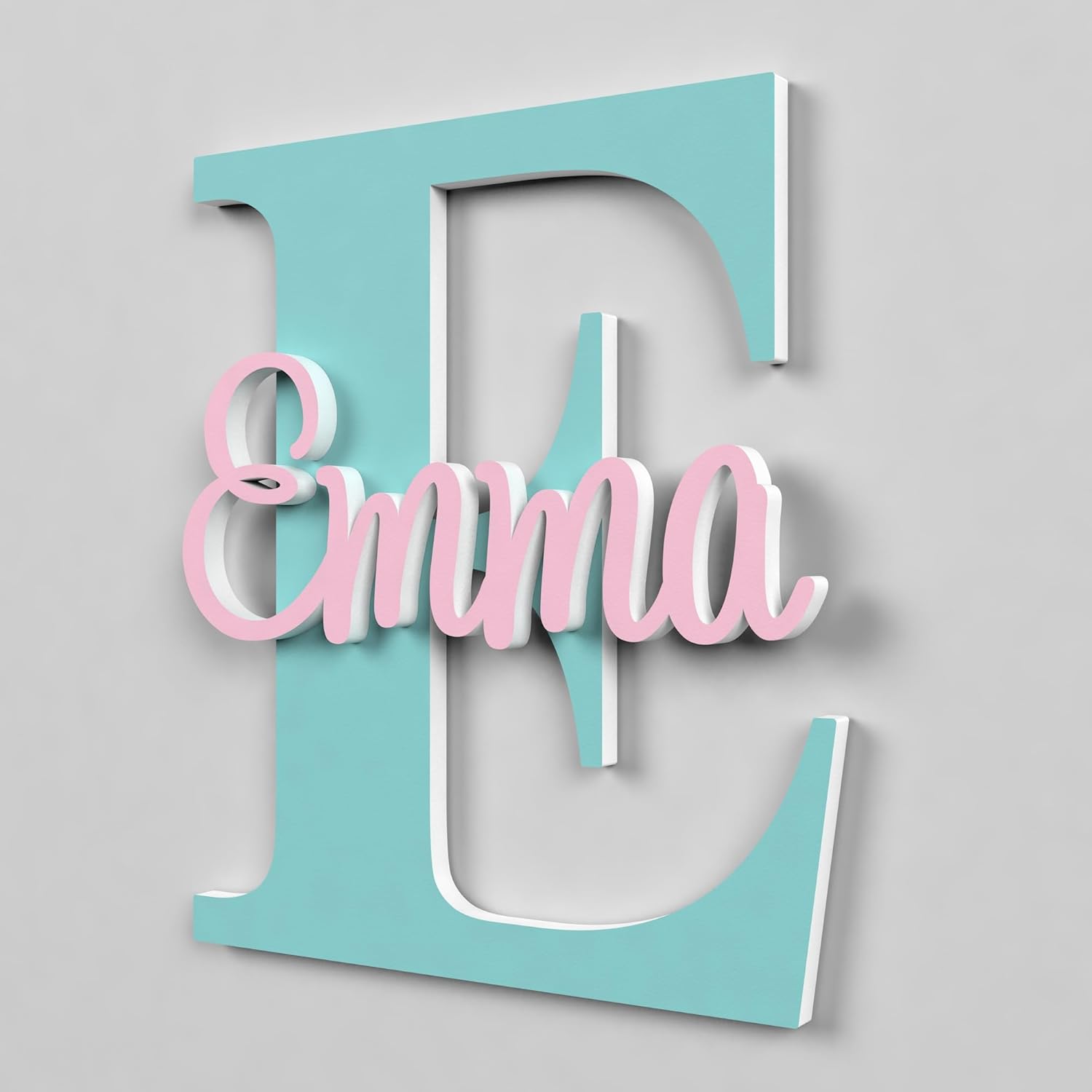 Personalized Baby Name Sign with Satin Finish