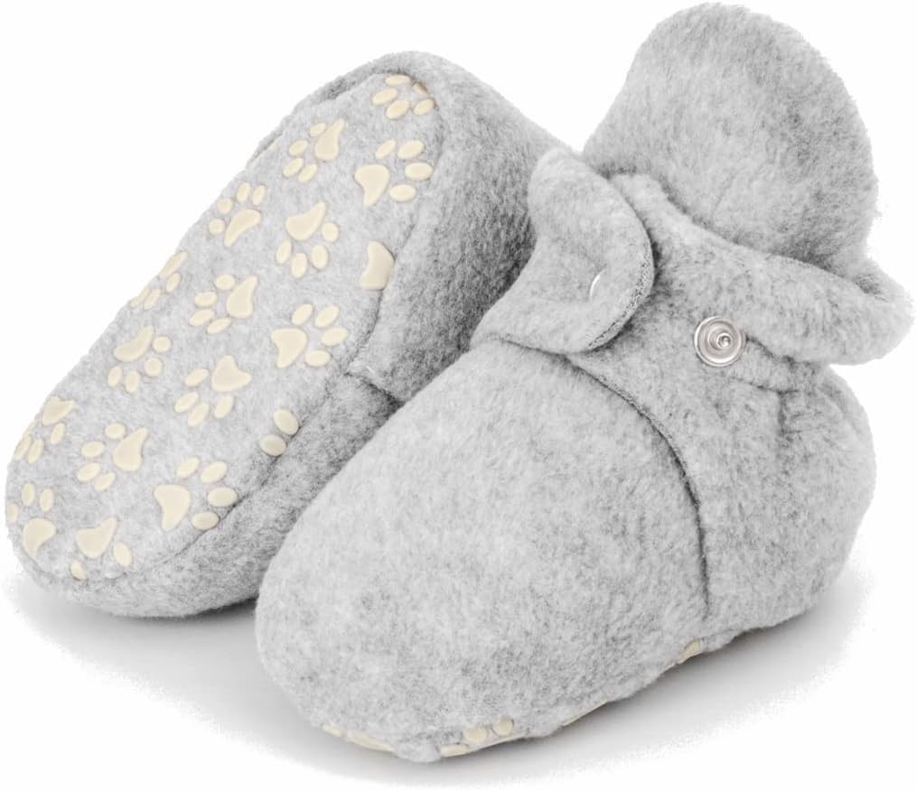 Mayaco Fleece Baby Booties for 0-18 Months