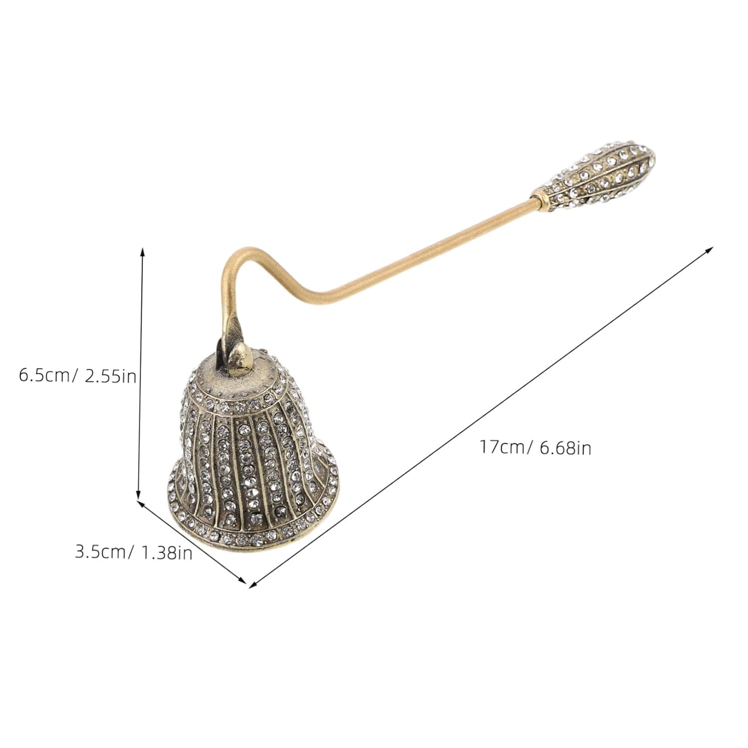 Vintage Candle Snuffer Elegant Flame Extinguisher Tool