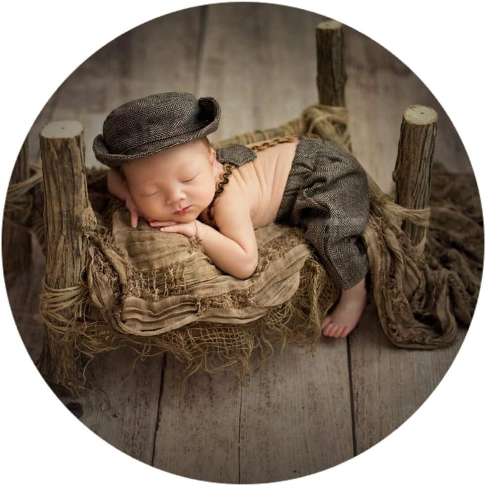 3pcs Newborn Baby Photography Outfit Set for 0-1 Month