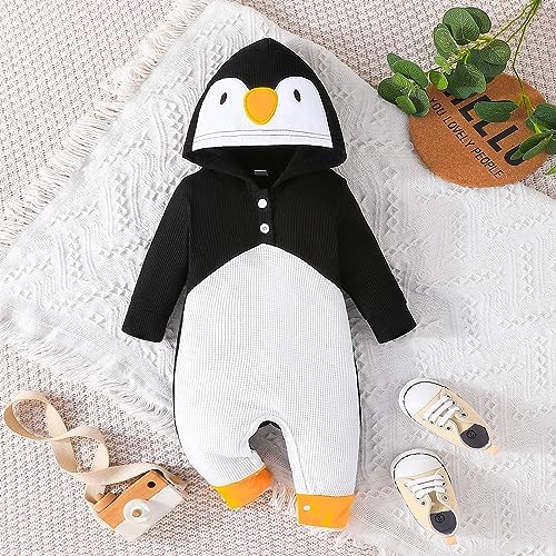 Gakizon Baby Penguin Halloween Outfit Long Sleeve Hoodie