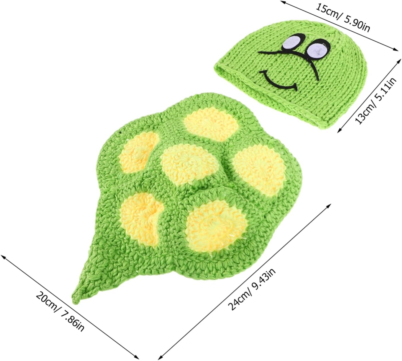 NUOBESTY Newborn Turtle Costume Photoshoot Set