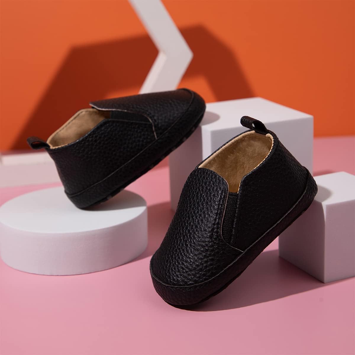 Meckior Soft Sole Baby Canvas Shoes for Newborns and Toddlers