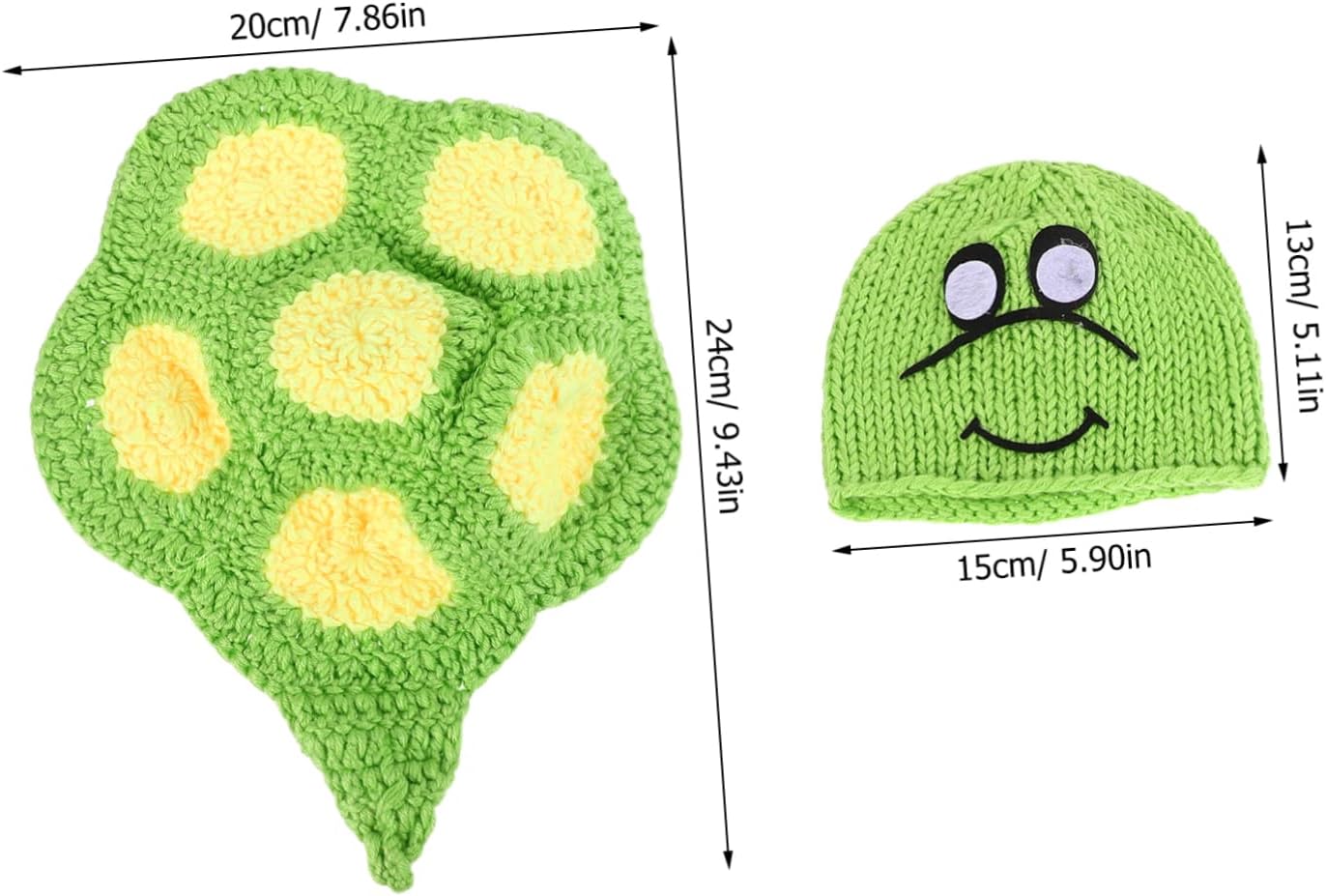 NUOBESTY Newborn Turtle Costume Photoshoot Set