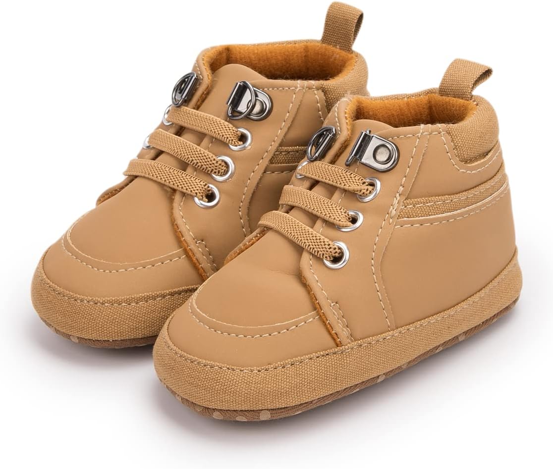 Bellocasa Baby High-Top Ankle Sneakers Non-Slip Soft Sole
