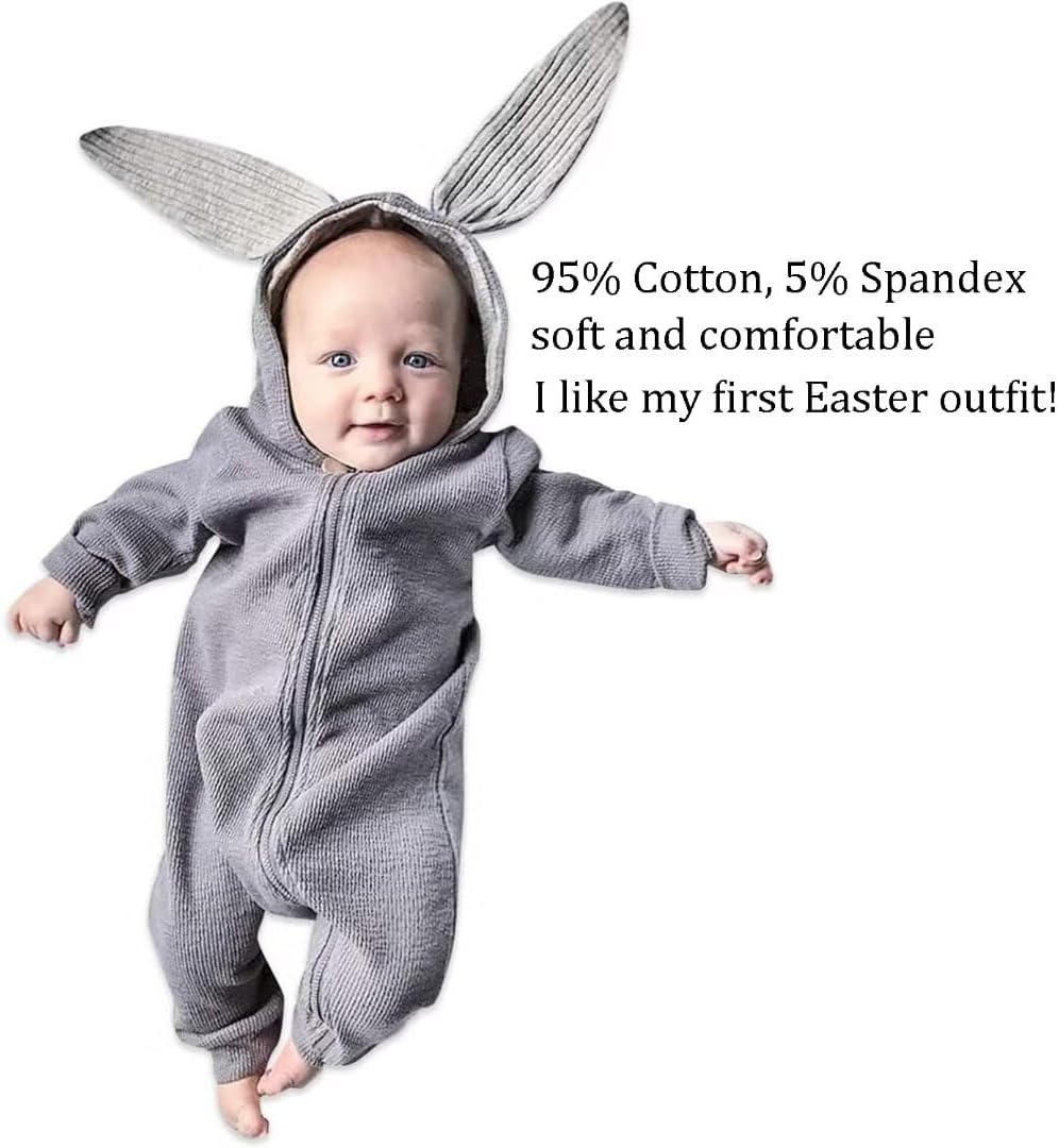 QIAONIUNIU Baby Bunny Costume for Easter