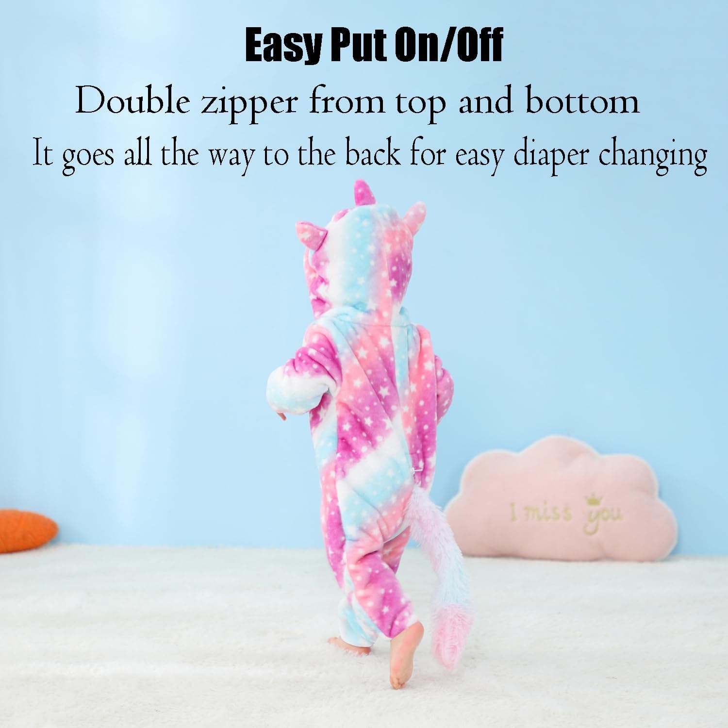 Halloween Baby Dinosaur Costume Romper for 1-60 Months 1