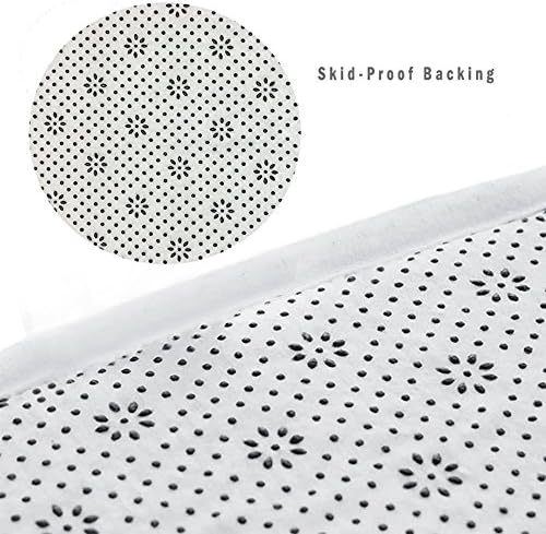 Golden Ornament Bath Mat 16x24 Non-Slip