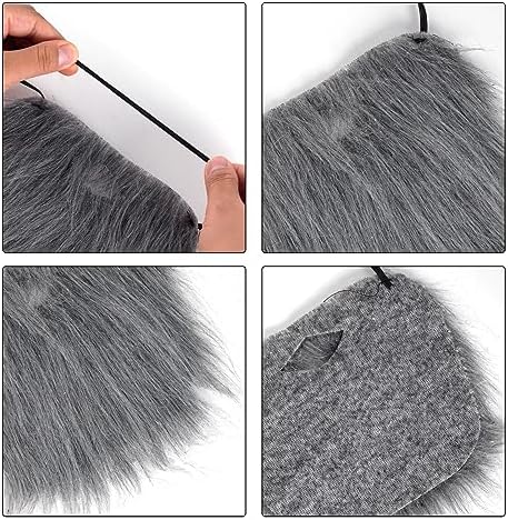4Pcs Fake Beards for Halloween Costume Cosplay