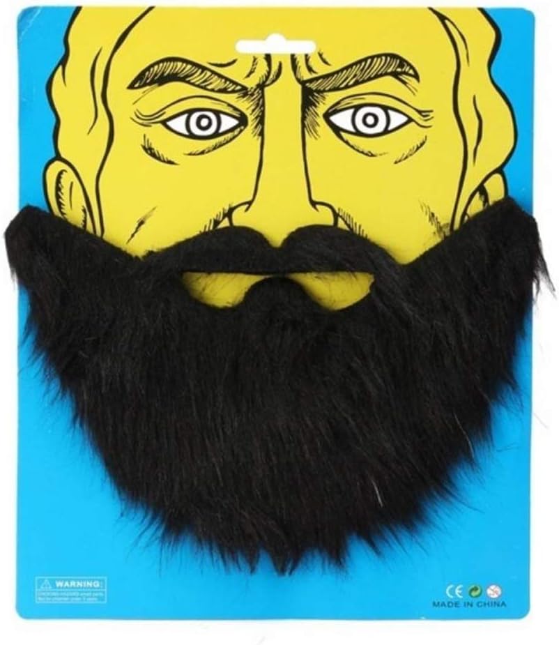 DanDre Halloween Beard Mustache Facial Hair Disguise Kit