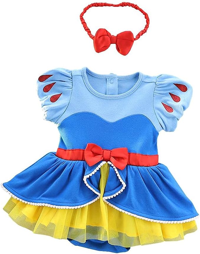 Dressy Daisy Princess Onesie Romper for Baby Girl