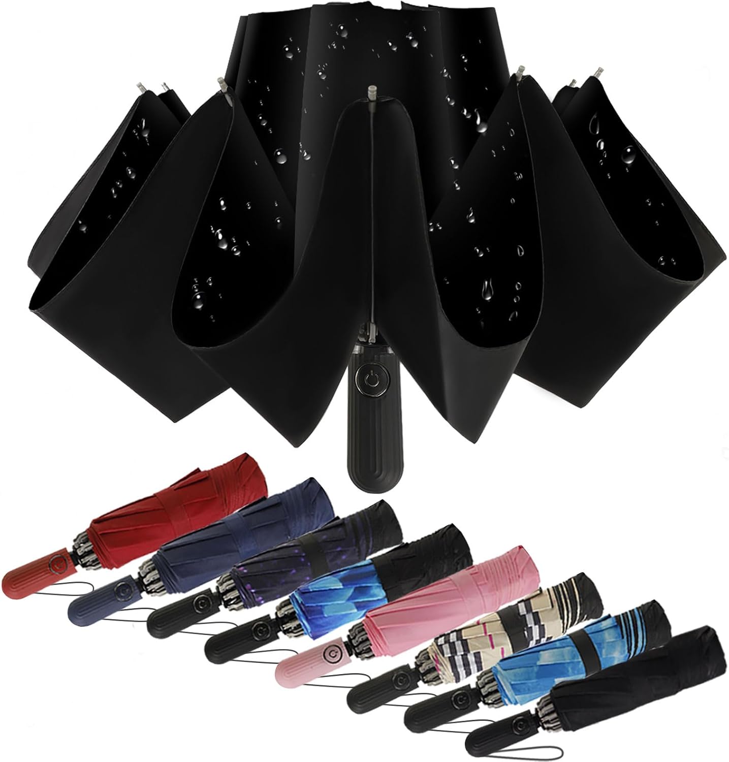Compact Travel Umbrella with UV Protection