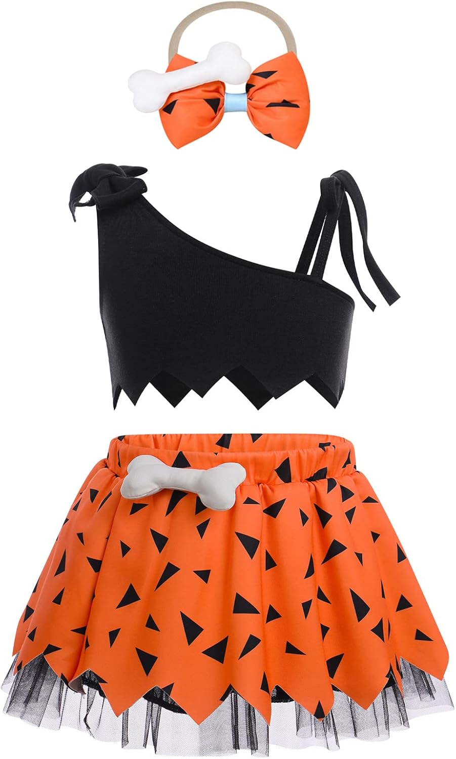IDOPIP Stone Age Caveman Costume for Kids 6M-6T