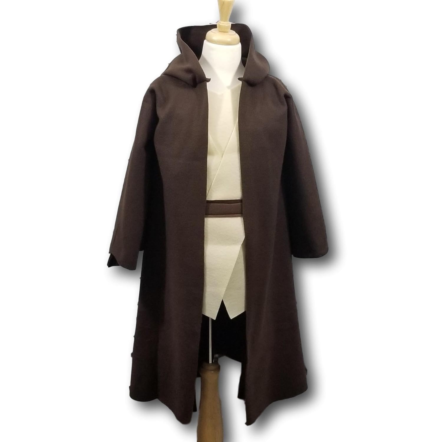 Deluxe Galaxy Wars Brown Hooded Robe Costume Set 1