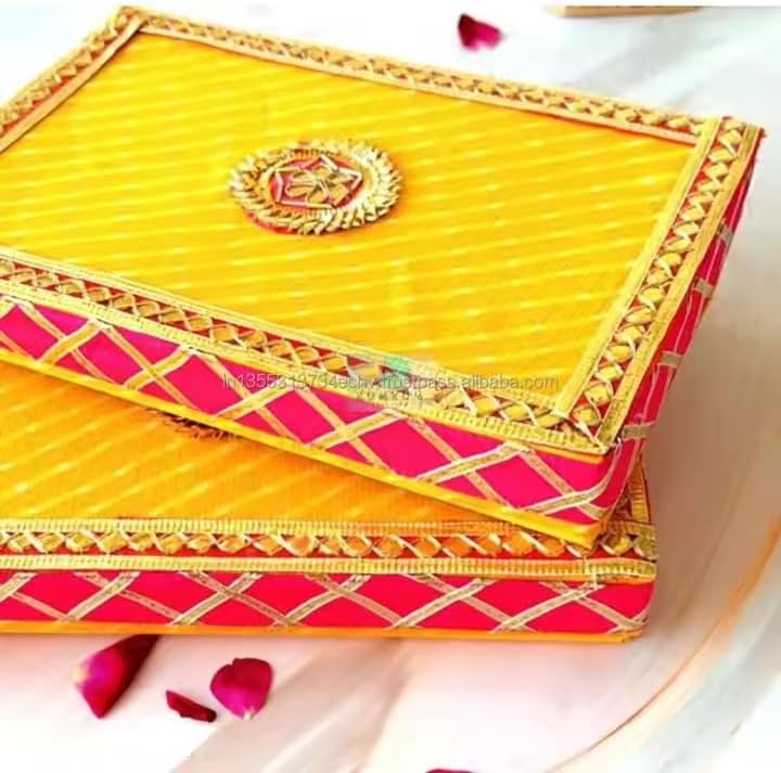 KUMKUM Fashions Decorative Cardboard Sweet Box for Wedding Gifts