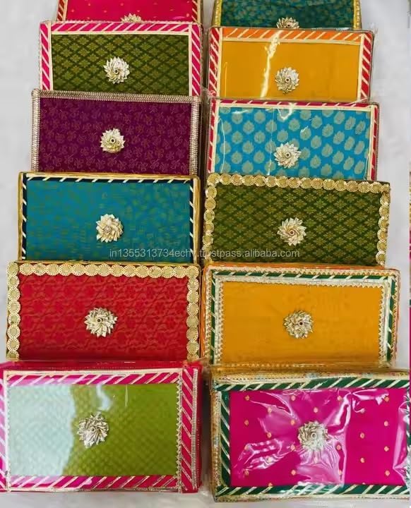 KUMKUM Fashions Decorative Cardboard Sweet Box for Wedding Gifts