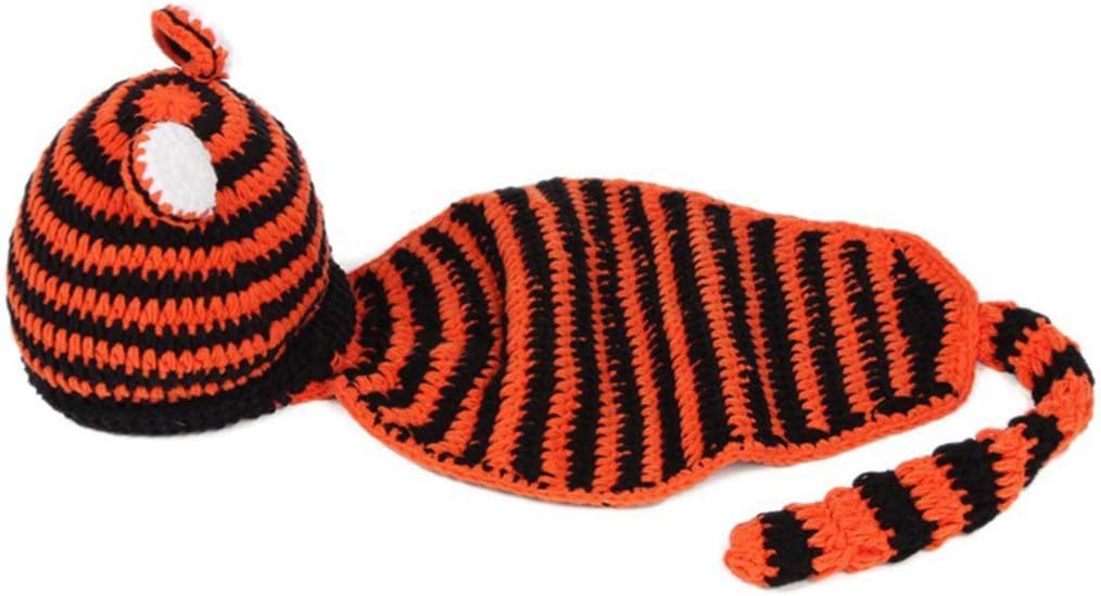Tiger Costume Beanie Hat for Newborn Baby Photography