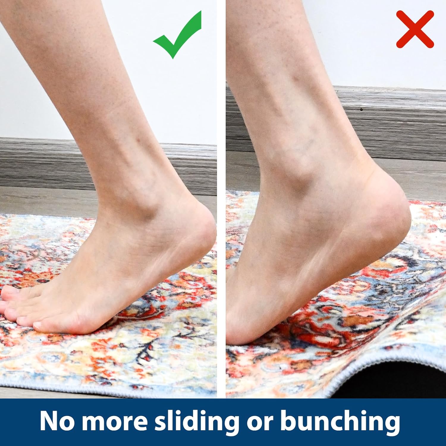 COYACOOL Non Slip Rug Pads for Hardwood Floors 2x3