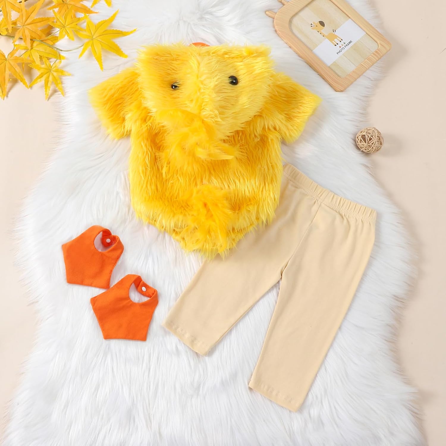 BeQeuewll Halloween Baby Chicken Costume Set 1