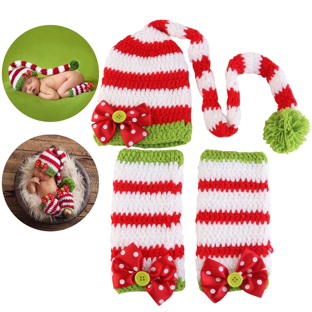 NUOLUX Christmas Baby Newborn Handmade Clothes