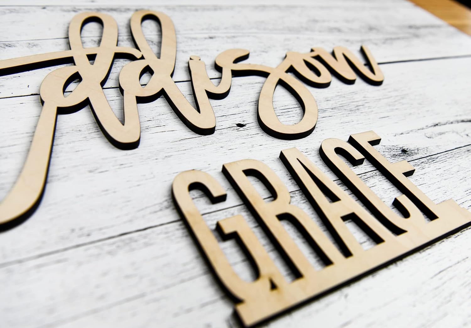 Custom Wooden Name Sign Personalized for Baby or Kids Room 1