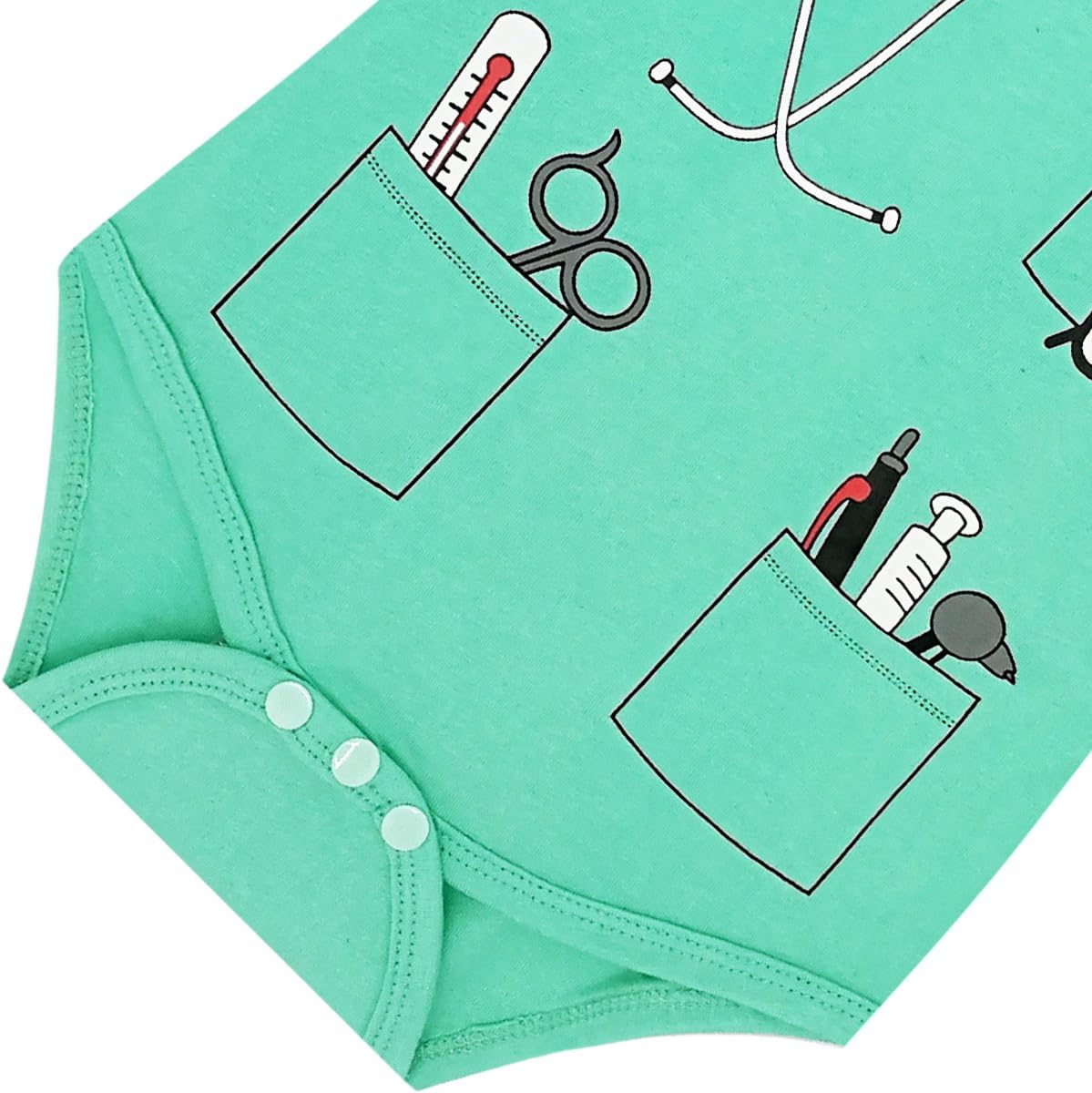 LENSOUS Baby Boys Doctor Costume Bodysuit 1