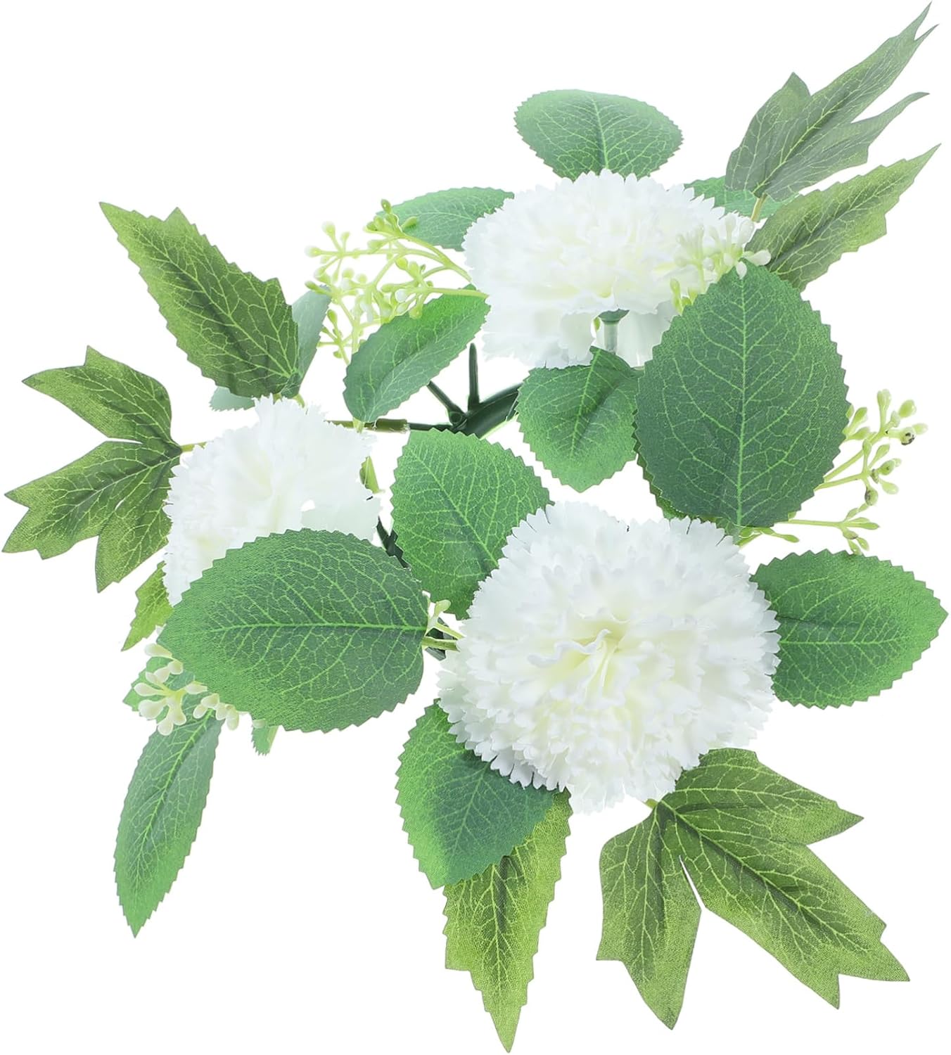 Artificial Flower Candle Ring for Weddings and Holidays