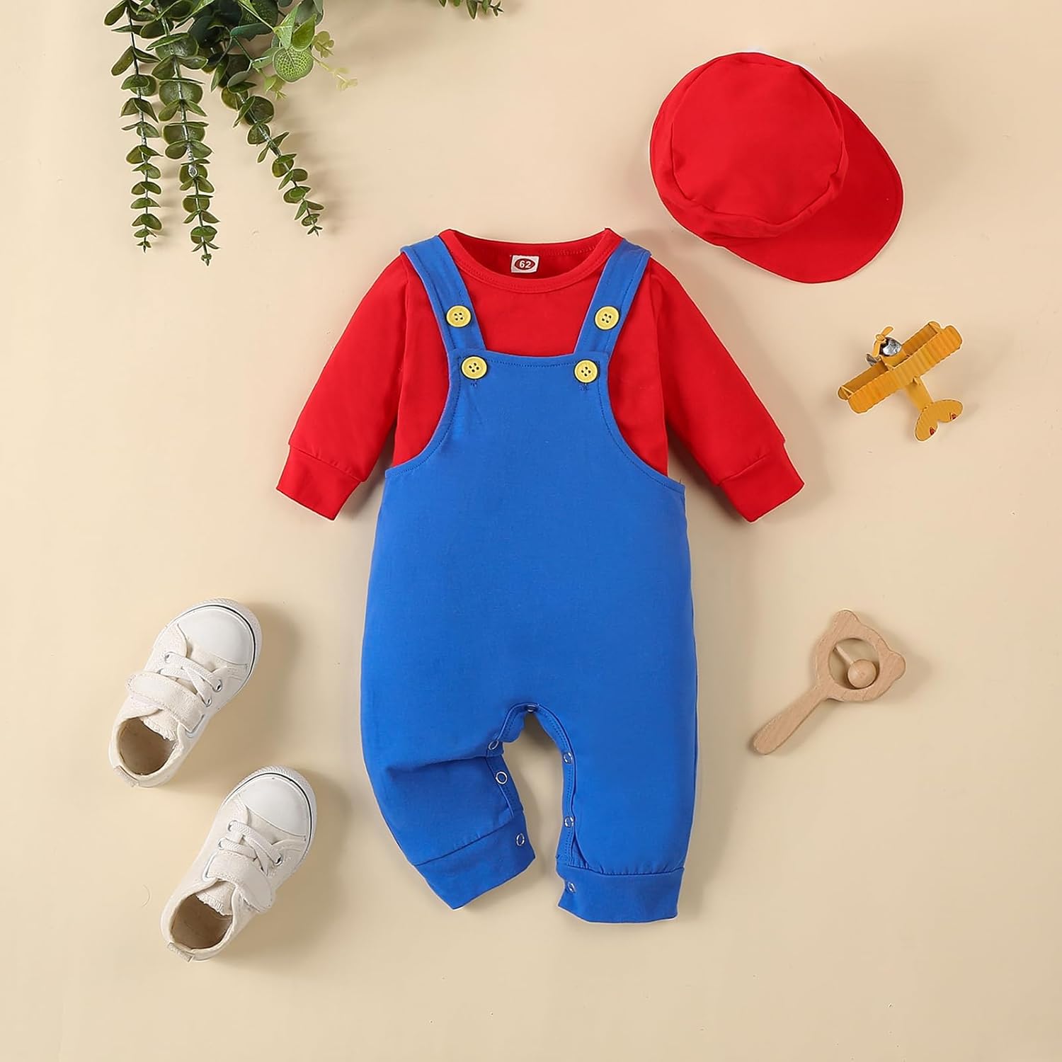 VINUOKER Baby Boy Super Mario Halloween Outfit Set